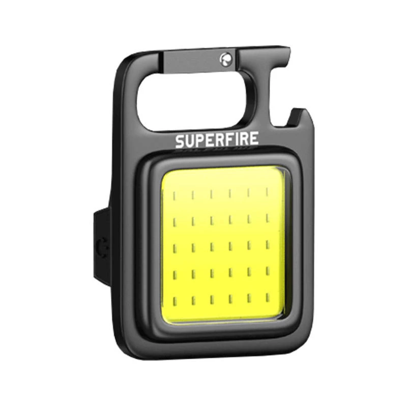 Torcia Superfire MX16 — potenza 600 lm, batteria ricaricabile integrata da 500 mAh, funzione di ricarica USB-C