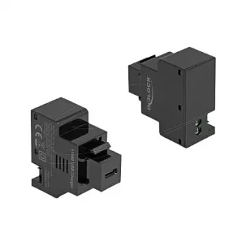 Modulo Keystone DELOCK USB-C Power Delivery 20W nero