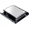 Staffa di montaggio ultron interna 2x2.5 SSD/HDD metallo nero (377215)