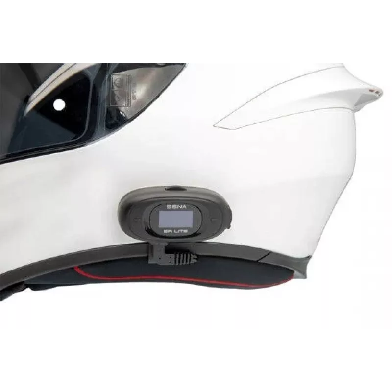 Interfono per moto Sena 5R Lite Bluetooth 5.1 portata 700 m con display LCD e kit microfono universale per due caschi