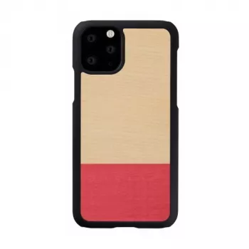 Custodia per smartphone man and wood per iPhone 11 Pro, nero, design mismatch
