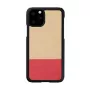 Custodia per smartphone man and wood per iPhone 11 Pro, nero, design mismatch