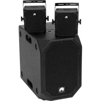 Set diffusori attivi Omnitronic BOB-10A con 2x BOB-4 (diffusore PA attivo e due diffusori satelliti)