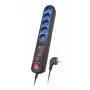 Ciabatta Lestar LFT 2005 — 5 prese tipo F, cavo 2,5 m, grigio/nero
