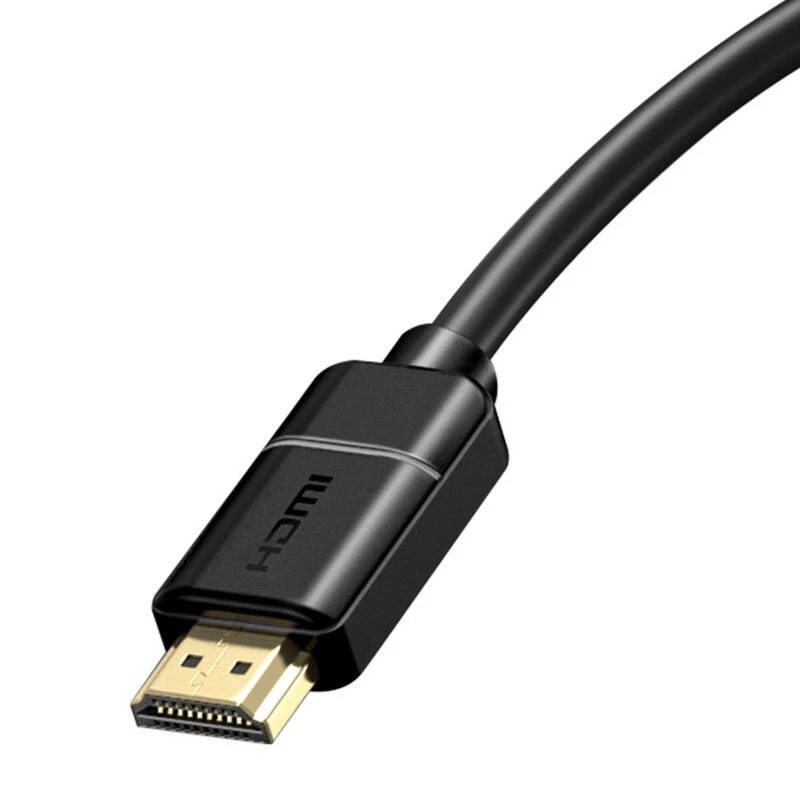 Cavo Baseus 2x HDMI 2.0 4K 30Hz, 3D, HDR, 18 Gbit/s, 8 m (nero)