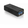 DELOCK adattatore USB 3.0-A USB-A a USB-A nero, trasferimento dati USB 3.0