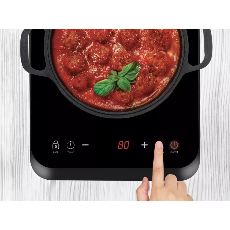 Piano cottura a induzione Beper BF.700 1 zona controllo touch