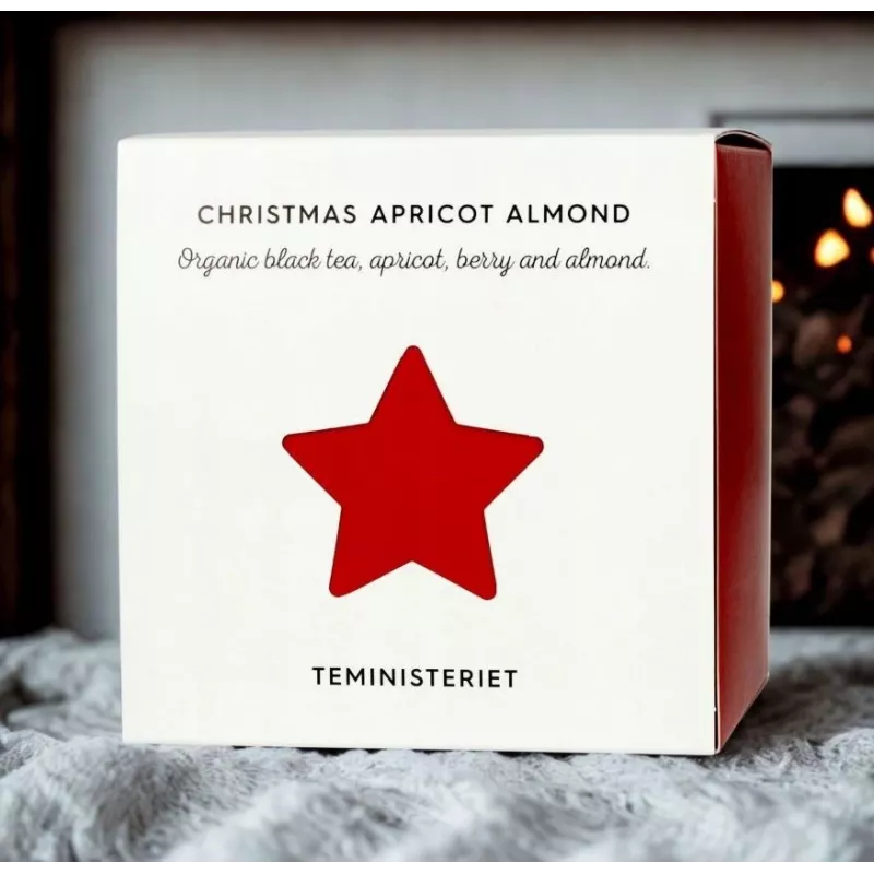 Teministeriet Christmas Apricot Almond tè nero in foglie sfuse, 100 g