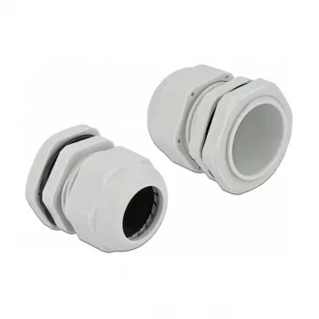Pressacavo DeLOCK 60227 grigio plastica 10 pz.