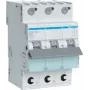 Hager MBS320. Corrente nominale: 20 A. Tipo: curva B, numero moduli (max): 3 moduli. Larghezza: 52,5 mm, profondità: 70 mm, altezza: 83,4 mm (MBS320)
