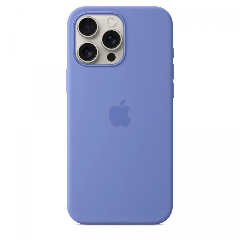 iPhone 16 Pro Max custodia in silicone compatibile MagSafe - pervinca