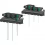 454/7 HF Set 1 cacciaviti con impugnatura a T + supporto, 7 pezzi (nero/verde, con funzione di trattenuta)