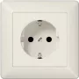 JUNG AS 1520 - CEE 7/3 - avorio - duroplastica - 250 V - 16 A