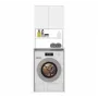 top e shop POLA MULTI armadio per lavanderia per lavatrice - bianco