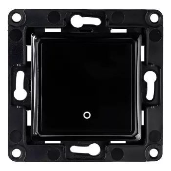 Interruttore luce Shelly Wall Switch 1 nero