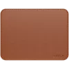 Tappetino per mouse Satechi Premium – tappetino per mouse in pelle vegana (marrone)