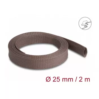 Guaina protettiva per cavi DeLOCK 20901 marrone poliestere 2,5 cm