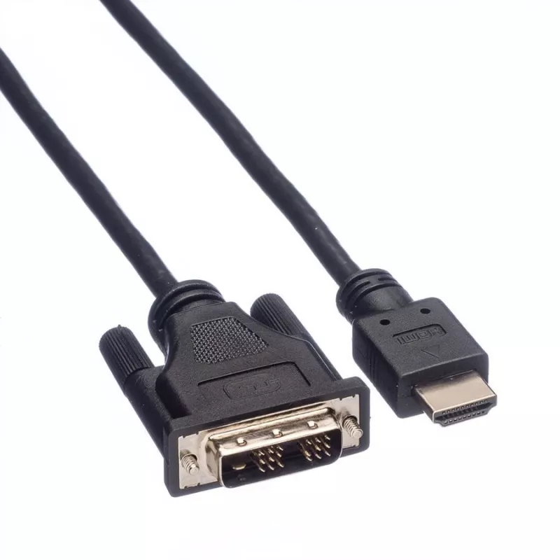 ROLINE Cavo adattatore HDMI a DVI-D (Single Link) - 1,5m - nero (11.04.5516)