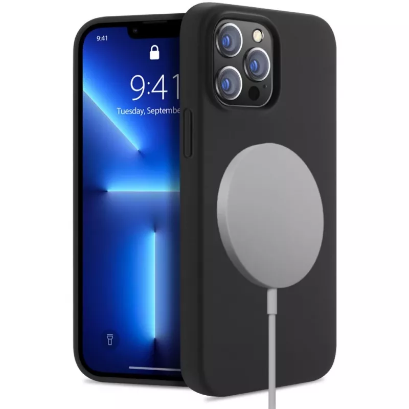 StyleShell Shock, custodia per cellulare nero, iPhone 16 Pro Max, compatibile MagSafe