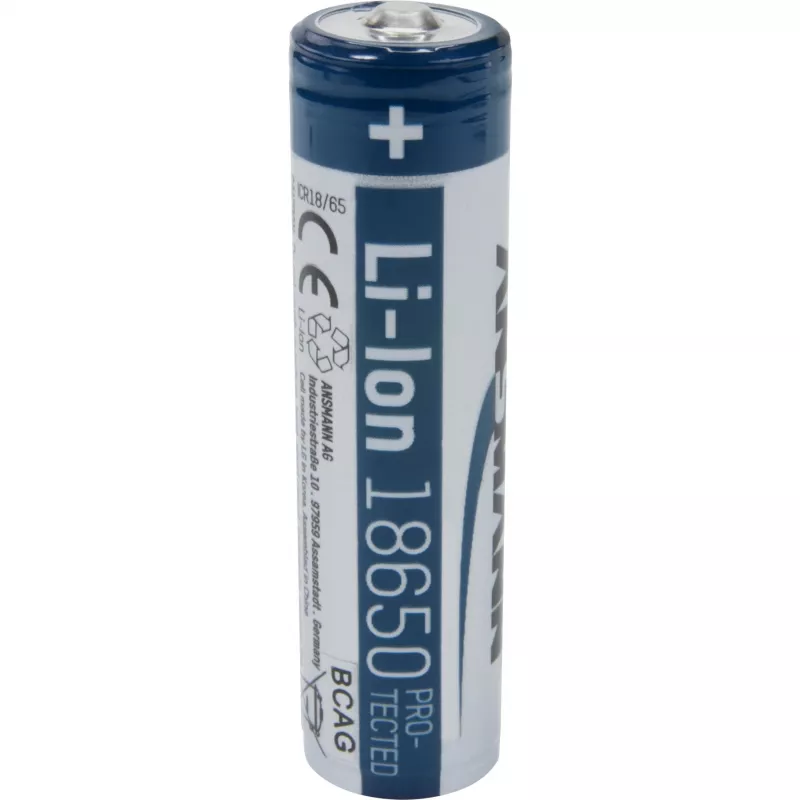 ANSMANN - batteria ricaricabile 18650 - Li-Ion - 2600 mAh - 9,36 Wh - argento (1307-0000)