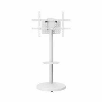 Supporto TV da terra GEMBIRD TVS-86TR-01-W per TV 37–86 pollici, bianco, orientabile e inclinabile, VESA 200x200–600x400, carico max 50 kg