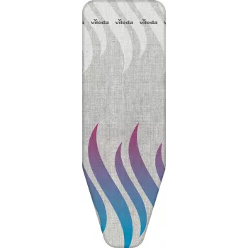 Copertura per asse da stiro VILEDA Total Reflect blu grigio bianco per assi da stiro 1300 x 450 mm