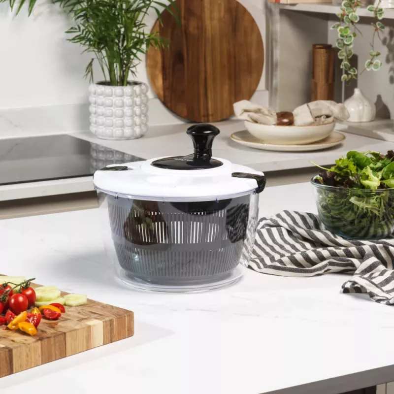 Centrifuga insalata Salter BW13899EU7 capacità 5 L, ciotola e cestello in plastica senza BPA