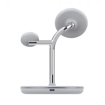 Caricatore da tavolo wireless Tellur TLL151391 3in1 ricarica rapida MagSafe per smartphone, orologio e auricolari