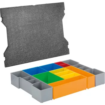 Set di inserti per valigetta Bosch L-BOXX, 12 pezzi (1600A016N9)