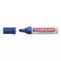 Pennarello permanente Edding 500 punta a scalpello blu