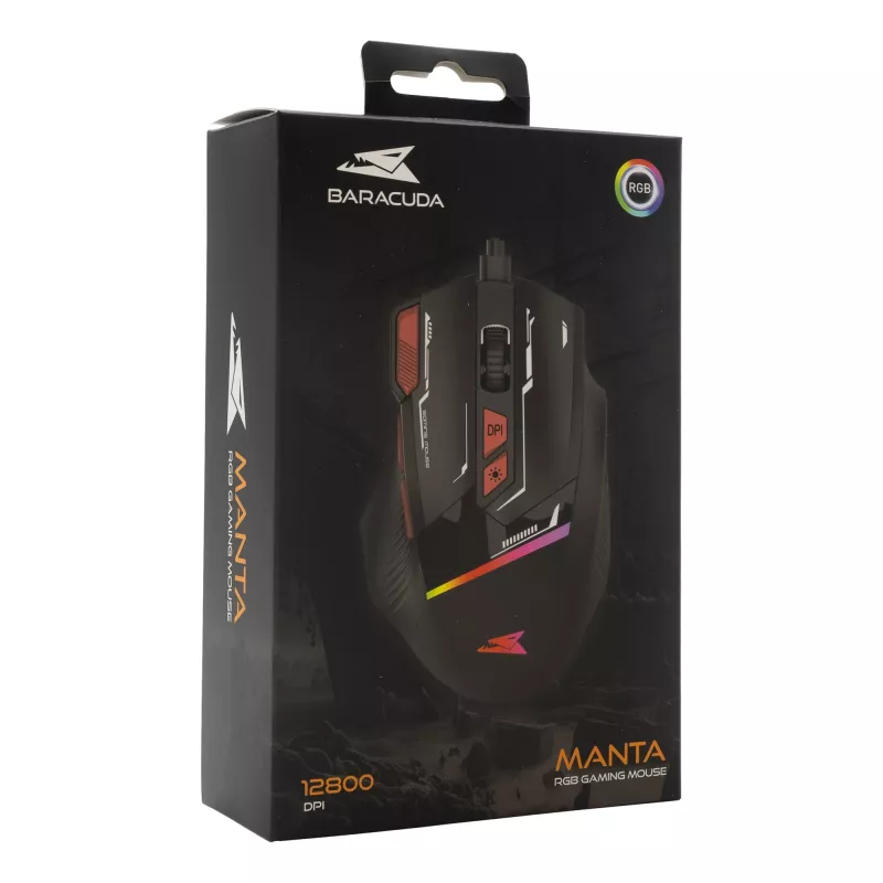 Mouse Baracuda BGM-041 MANTA nero USB