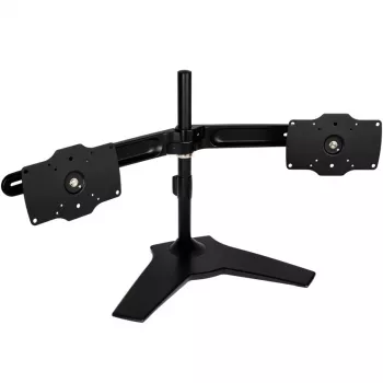 SilverStone SST-ARM23BS-L - supporto doppio monitor - nero
