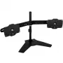 SilverStone SST-ARM23BS-L - supporto doppio monitor - nero