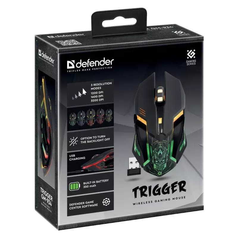 Mouse da gaming wireless TRIGGER GM-934