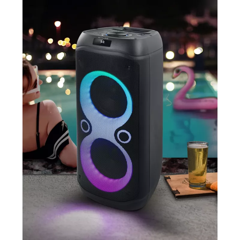 Muse M-1937 DJ Altoparlante portatile/da festa Nero 600 W