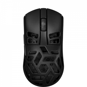 LORGAR MSE90W, lega di magnesio mouse da gaming wireless Elite, nero