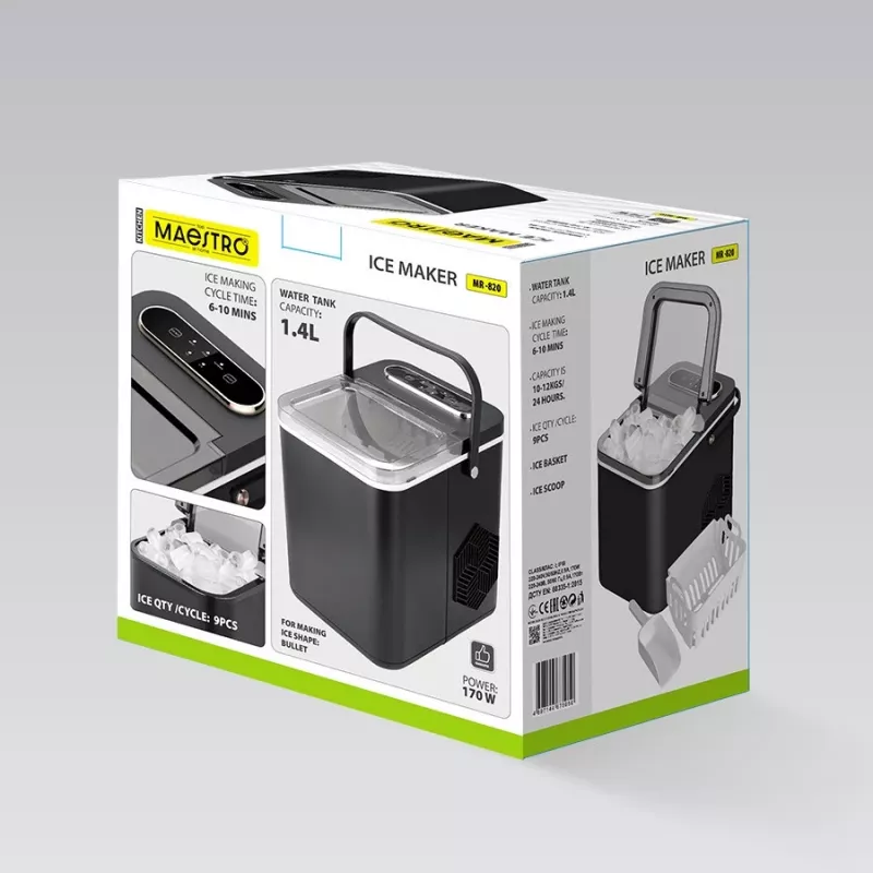 Macchina per ghiaccio Maestro MR-820 — macchina per ghiaccio da tavolo, modello MR-820