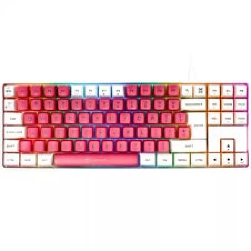Tastiera gaming GAMIAC TKL90G, Kailh blu - bianco/rosso