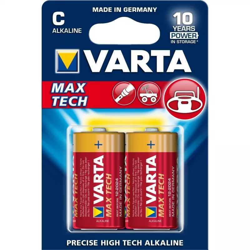 Varta Longlife Max Power - batteria 2 x C - alcalina (04714 101 402)