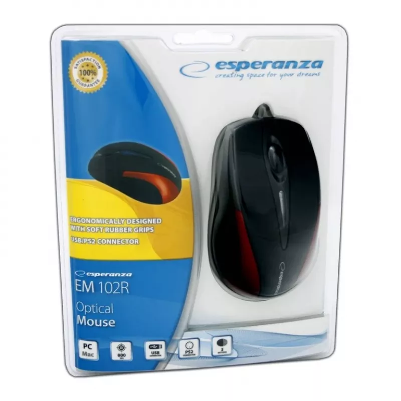 Mouse ottico SIRIUS EM102R USB
