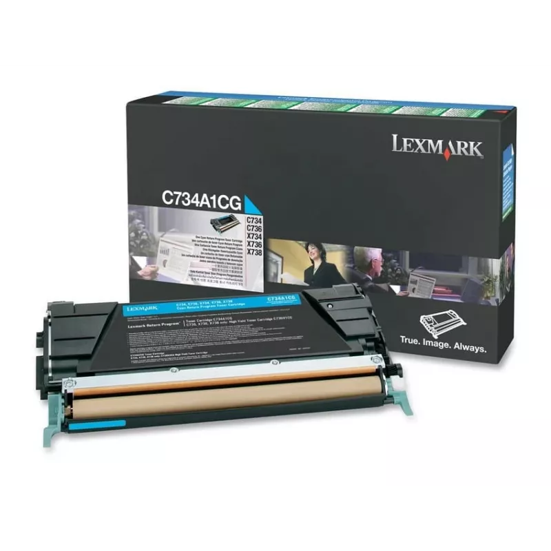 Lexmark C734A1CG materiale di consumo per stampante ciano