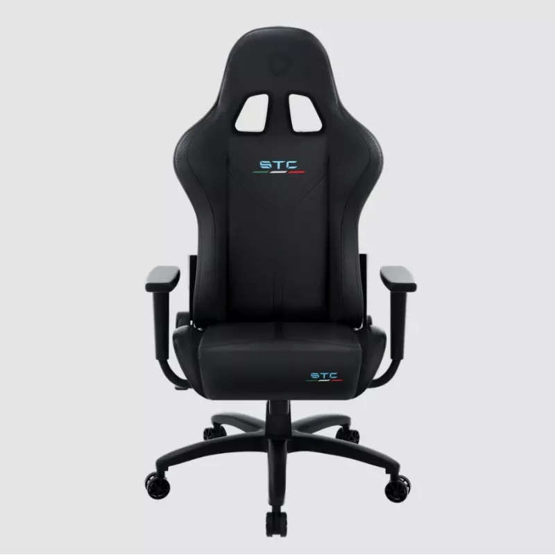 Sedia da gaming Onex STC Tribute Hardcore nero — seduta ergonomica per PC/console, regolabile in altezza e reclinabile