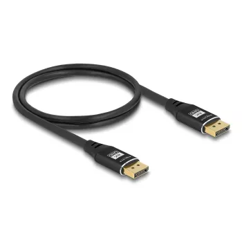 Cavo DisplayPort DeLOCK 8K 60 Hz 3 m nero metallo