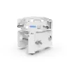 Ubiquiti UACC-Wave-AP-Micro-Mount staffa di montaggio su palo per 4 Wave AP Micro, acciaio inox, palo 25–76 mm, bianca