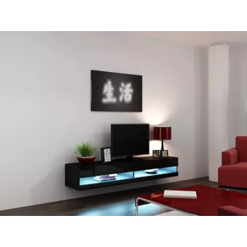 Cama supporto TV VIGO new 30/180/40 nero/nero lucido
