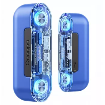 Termoventilatore elettrico portatile Ocoopa UT4103 blu — 1500W termoventilatore compatto, 4 livelli di calore, alluminio