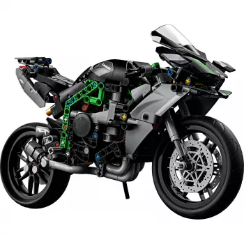 LEGO Technic Modello moto Kawasaki Ninja H2R 42170 — riproduzione in scala 1:1, 643 pezzi, istruzioni di montaggio, per bambini da 10 anni