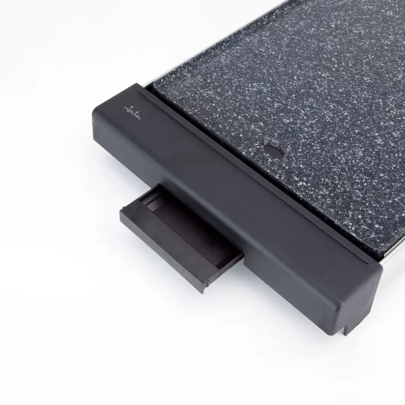 Griglia a contatto Jata JEGR3000 — rettangolare 480×320 mm, 2700 W, comandi touch, nera