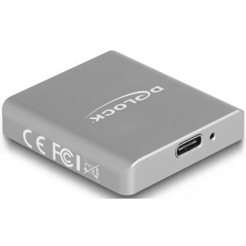 Lettore di schede DeLOCK 91006 grigio SD USB Type-C 10000 Mbit/s
