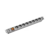 Ciabatta elettrica Bachmann Outlet 8 vie 19''
